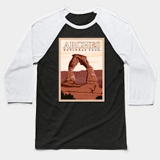 Arches National Park T Shirt Delicate Arch Utah Gift Baseball T-Shirt